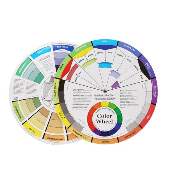 Tattoo Pigment Color Wheel Paper Card Equipment Supplies