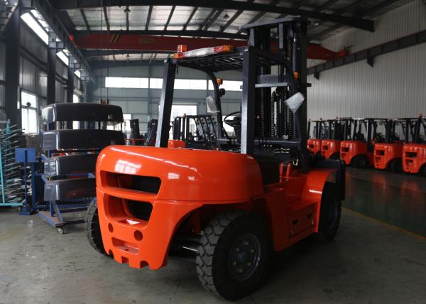 Big Capacity 10 Tons Hydraulic Diesel Material Handling Forklift With Isuzu Engine