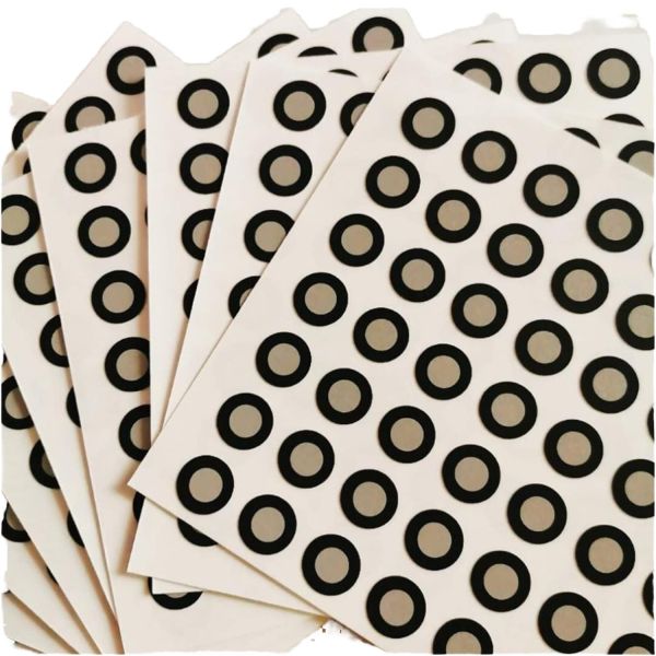 3D Scanner Markers Diffuse Reflection 3D Scanner Dot Positioning Targets Double Sided Silicone Adhesive EVA for Masking Use
