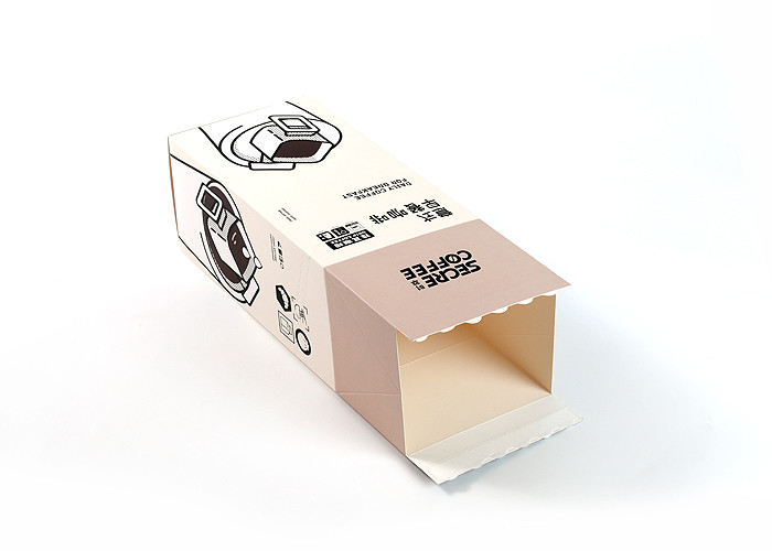 Выставочная витрина картона OEM изготовленная на заказ кладет Recyclable качество еды в коробку для кофе