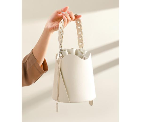 Bucket Bag Womens Leather Bag Retro Style Bag Female Handbag Simple All-Match Messenger Bag