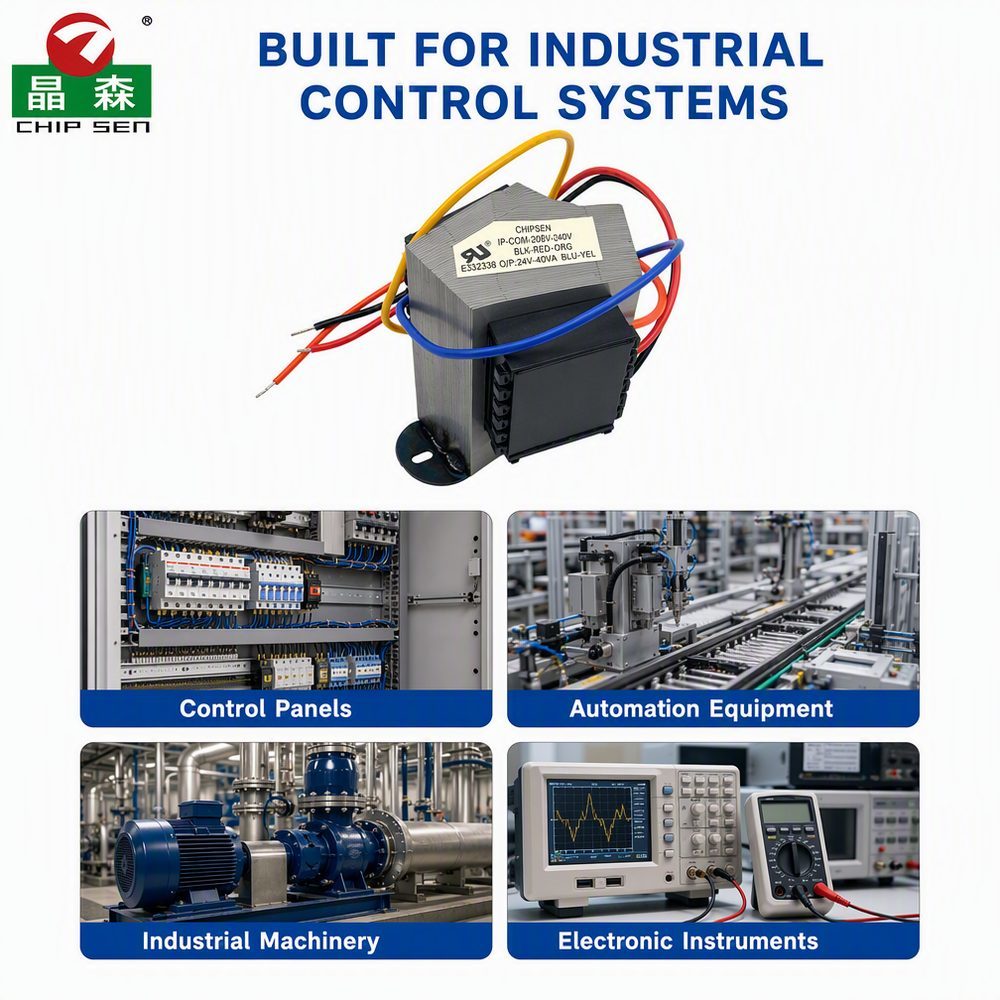 EI76 Control Transformer Supplier for Industrial Control Panel and HVAC System