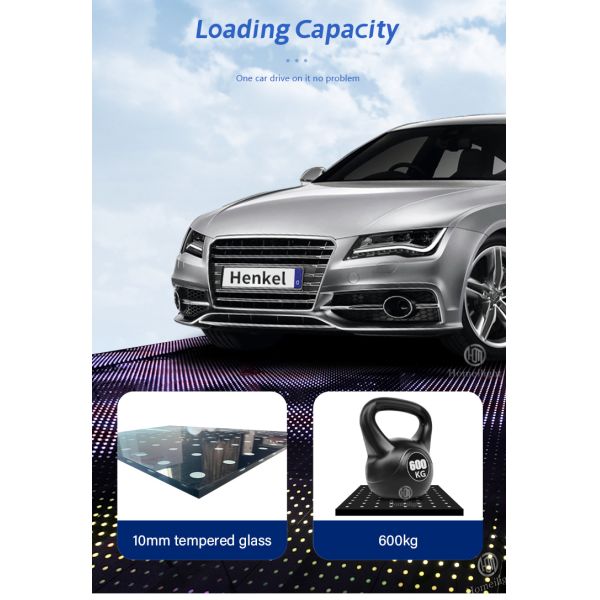 Wedding Disco Party Stage Used Portable Panel 8*8 Pixel High Brightness RGB 3in1 Digital Led Video Dance Floor