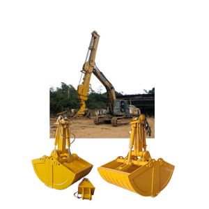 Excavator Attachments Excavator Clamshell Bucket For Telescopic Arm Komatsu PC Sany Excavator