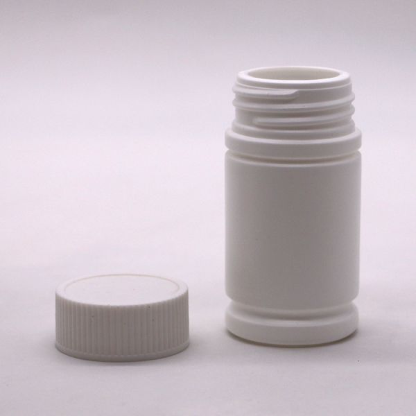 Small Capacity 60mm HDPE Bamboo Shape Plastic Bottle with Screw Cap and Collar Material HDPE