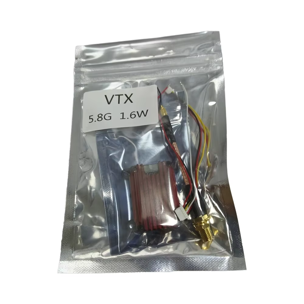 High Power VTX FPV Drone  Long Range Module 5.8GHz 1600mW 30.5*30.5mm Multi-Power Adjustable 48CH Video Transmitter