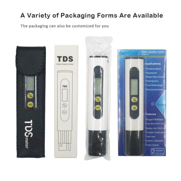 TDS-M2 Portable Pen Digital TDS Meter for Accurate Water Filter Measurement 0-9990Ppm