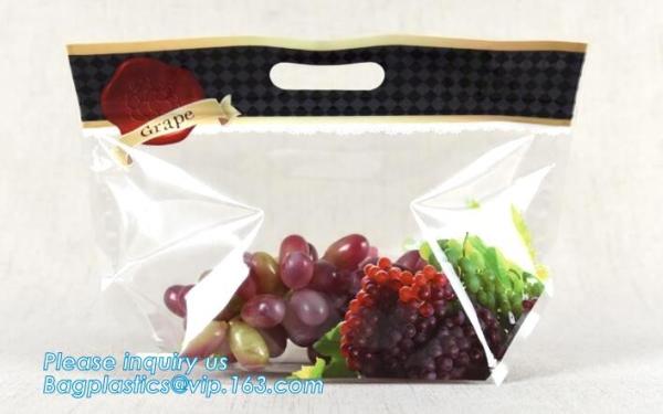 Stand Up Roasted Chicken Packaging Bags With Zip Top hot roast, rotisserie chicken bag, microwaveable bag, slide plastic
