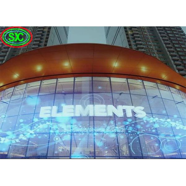 Rental Screen Removable HD Glass Crystal Chip P5 Transparent LED Display