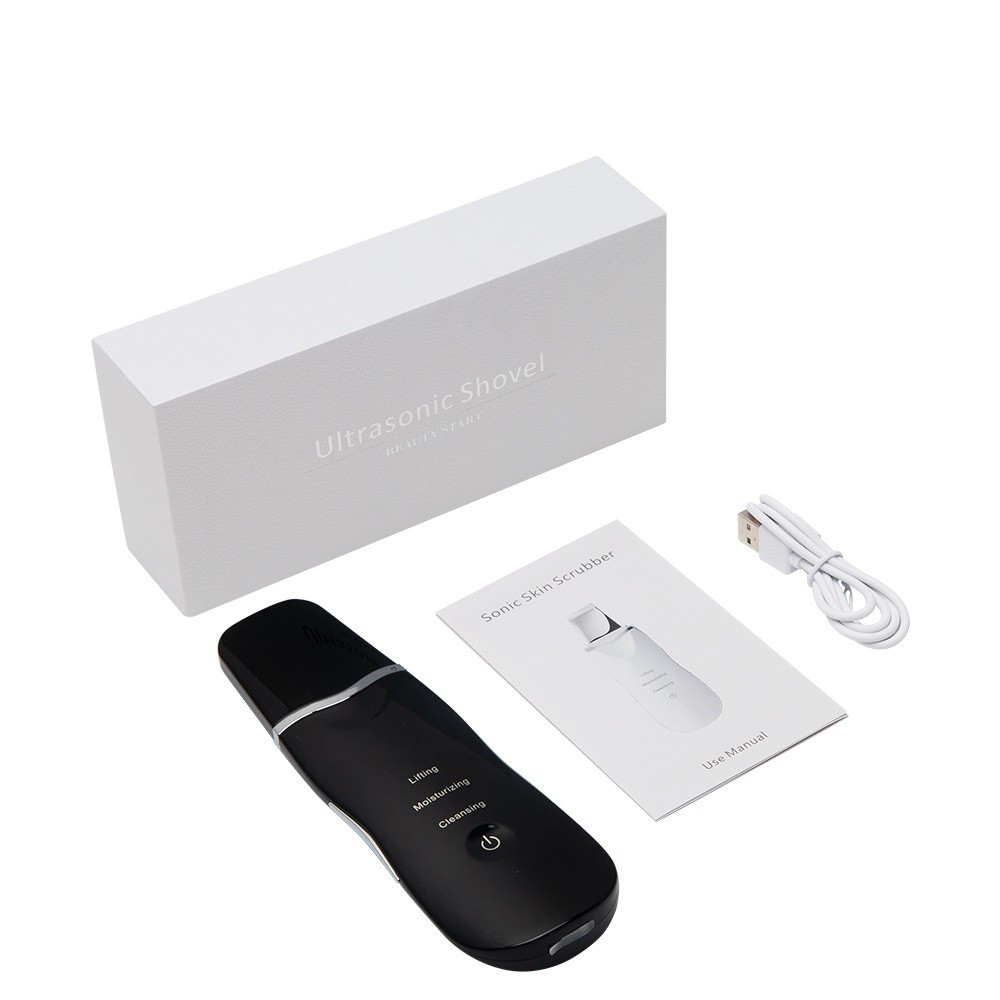 Skin Rejuvenation Ultrasonic Skin Scrubber for Household Personal and Facial Cleaning