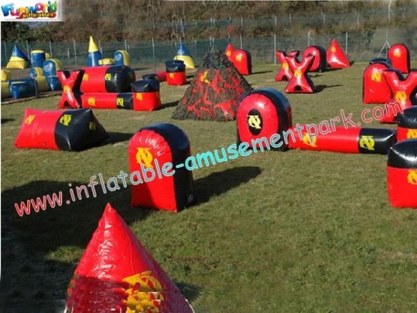 os depósitos de encerado do PVC de 0.6MM colocam com projeto diferente para esportes do paintball