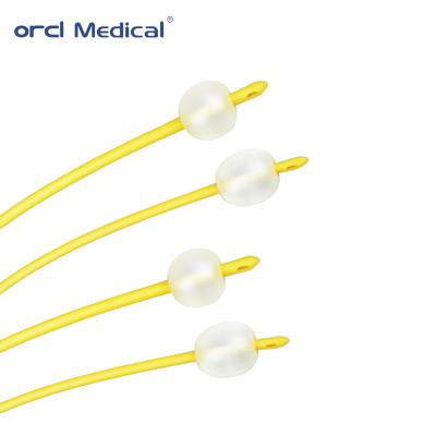 Orcl Disposable Medical Low Price Sterile Wholesale Three Way Double Balloon Latex Foley Catheter