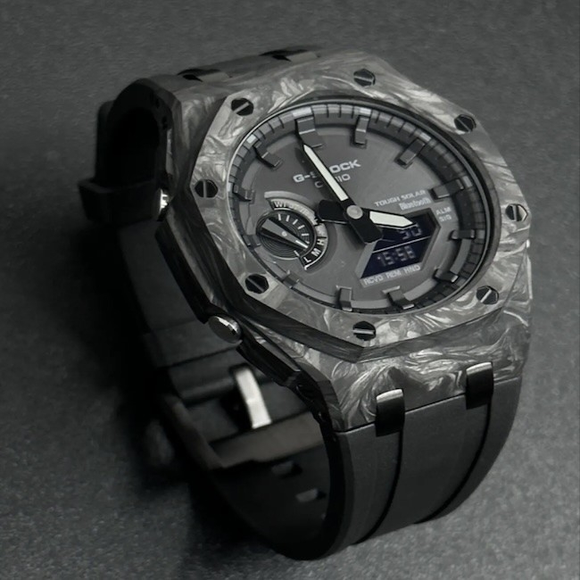Углеродное волокно G Shock Ga 2100 Custom Case Luxury Fashion Customized