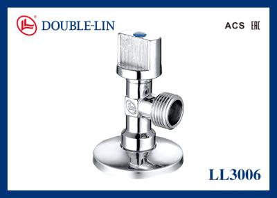 Leak-proof brass angle valve with ISO228 thread for easy and secure installation in any plumbing system