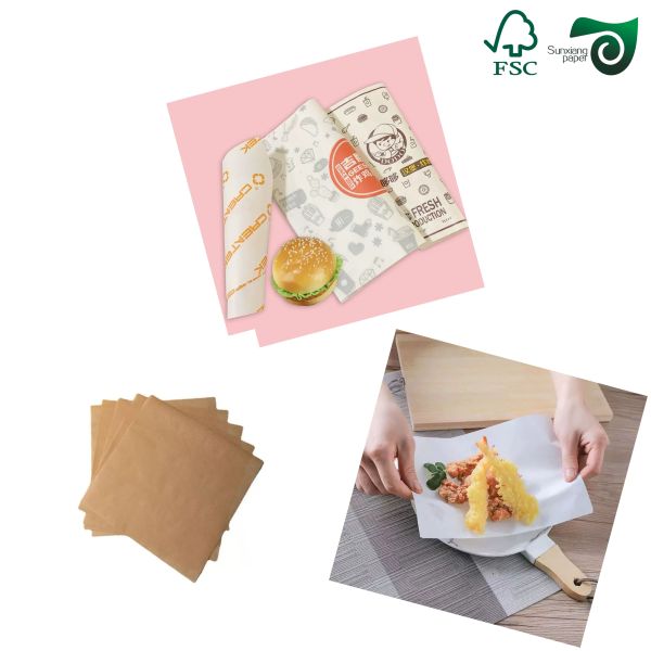 40g White Kraft Paper With 10g PE Coating Food  Grade For Food Packaging FSC