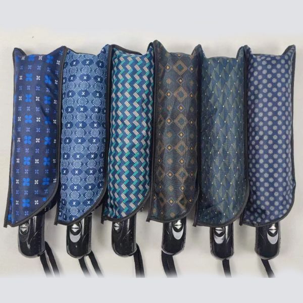 Adults Stock 3 Fold Windproof Automatic Umbrella with All in 1 Function BSCI