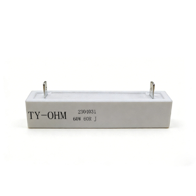 60W automotive resistors cement resistor faston terminals for electrical applications