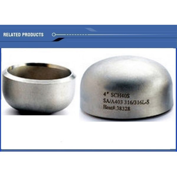 Концы сварки верхней наградной SCH10-SCH40 крышки трубы конца нержавеющей стали 304/316L слепые