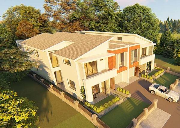 A moldação de aço clara de EU/AU/NZ/USA pré-fabricou a casa de campo frente e verso luxuosa