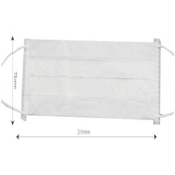 White Disposable Earloop Face Mask , Medical Use Disposable 2 Ply Face Mask