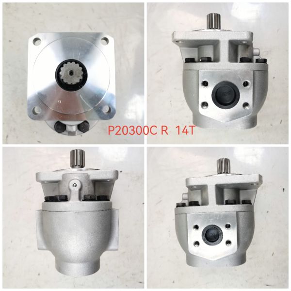 P20300C R 14T Medium High Pressure Hydraulic Gear Pump For Komatsu Used in Excavator , Loader , Drill, Crane