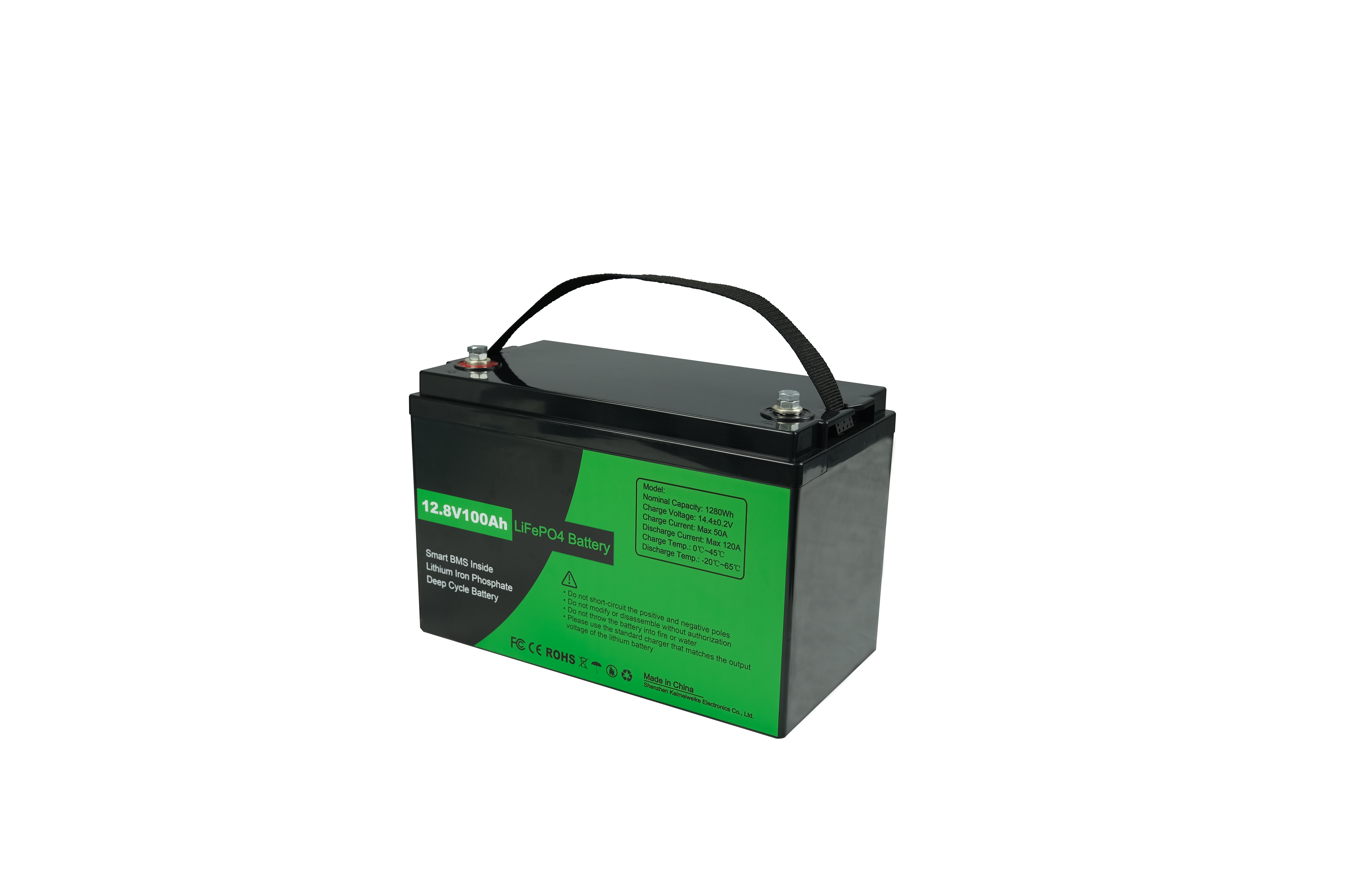 12V LiFePO4 Lithium Iron Phosphate Battery Deep Cycle Rechargeable Solar Storage Battery for RV Caravan Boat Off‑Grid Solar Energy System