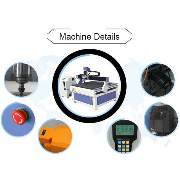 Hobby Use CNC Engraving Machine Low Noise With 2 Zones Vacuum PVC Table