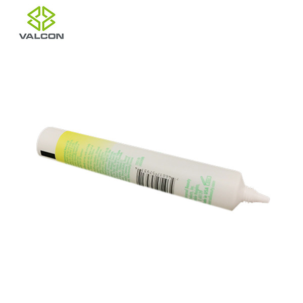 45 ML Shampoo Tube Packaging , Plastic Tube Bottles Green Slant Tip Cap