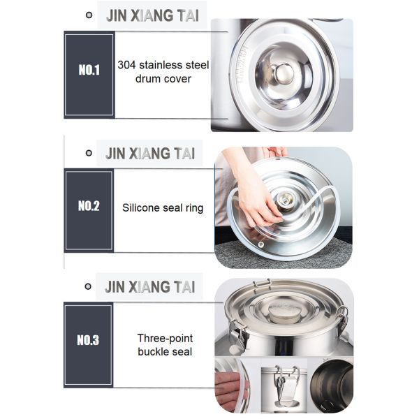 Food Grade Fermenting Equipment Stainless Steel Drums For Olive Oil