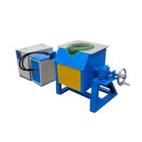 Fornalha de derretimento de cobre da indução da fornalha do aquecimento do boleto da indução com o cadinho da grafite da fornalha de indução para a venda