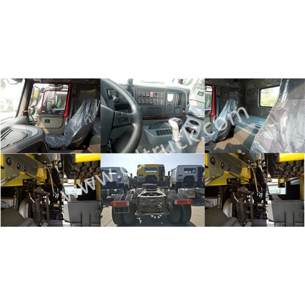 Тип дизельного топлива Использованный Sinotruk трактор грузовик головка 371HP 6X4 с ручным окном