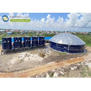 Застегнутые стальные резервуары для хранения сточных вод для химических очистных сооружений: надежное решение для безопасного и эффективного хранения