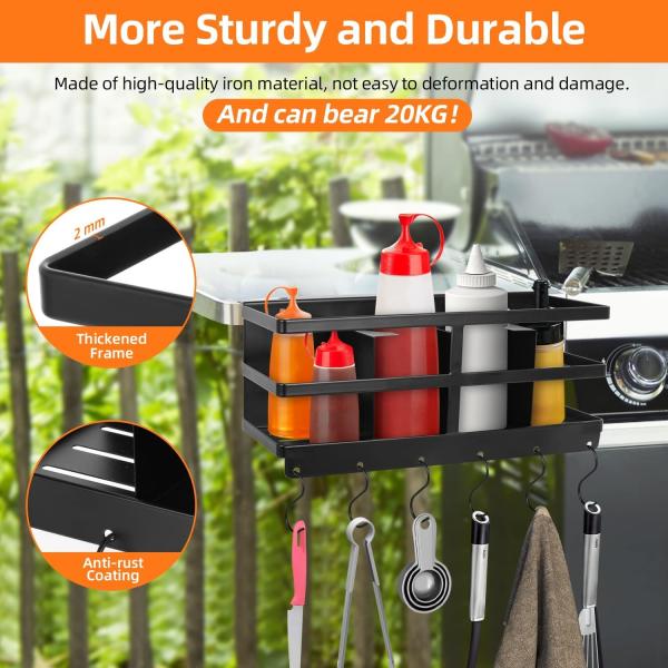 Outil de cuisine sans grille Blackstone Caddy et détenteur d'outil de spatule
