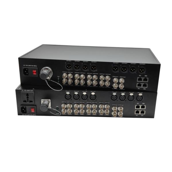 Customized Multi-functional SMPTE Hybrid Video/ Audio/ Ethernet Transmission Equipment Over Optical Fiber