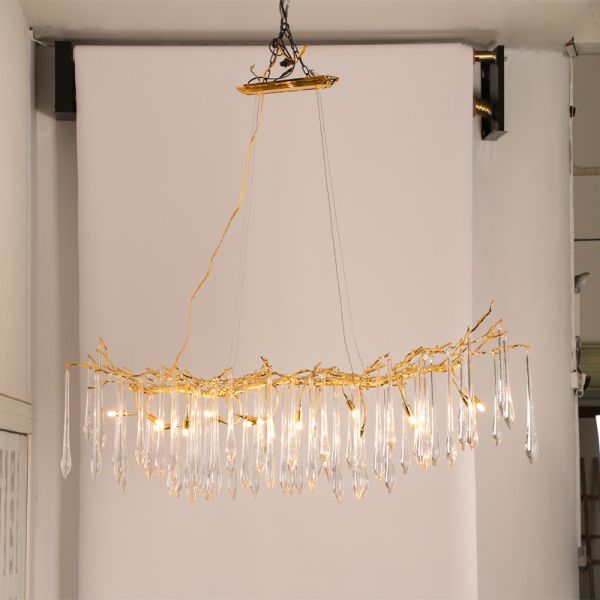 Warm White Pendant Chandelier Ceiling Mounted For Home Decoration