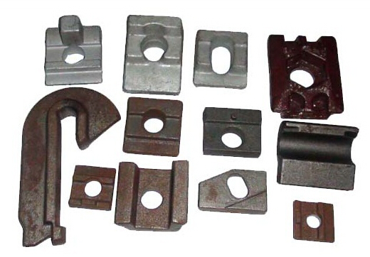 Зажимы рельса DIN струбцины рельсового пути литого железа с картиной цвета