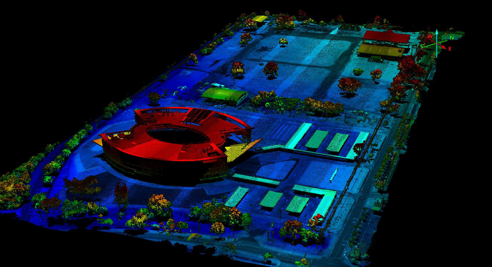 Университетское сотрудничество LiDAR Drone Scanner Geosun GS-100C+ High Precision IMU Color