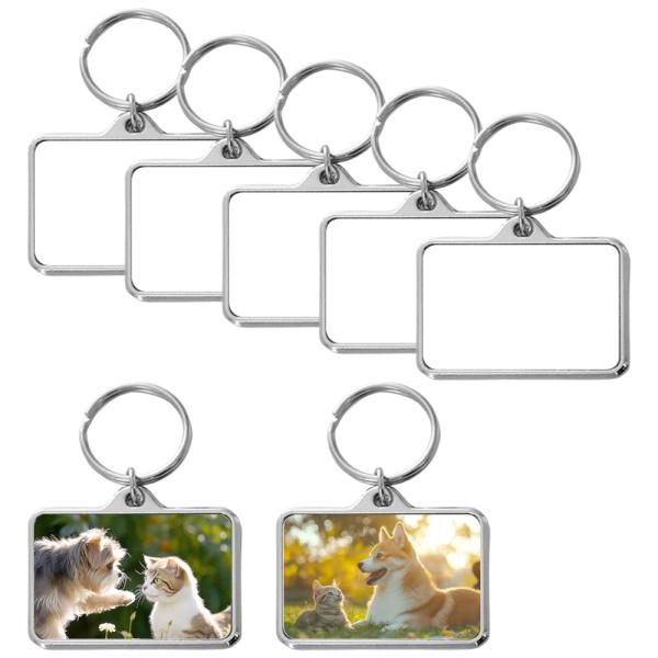 Pet Souvenirs Double Sided Sublimation Dog Tags Blanks Personalized Sublimation Pet Tag Large Size