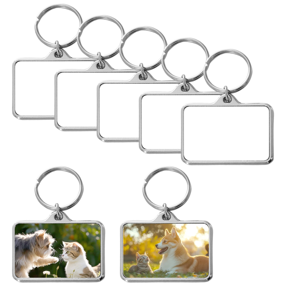 Pet Souvenirs Double Sided Sublimation Dog Tags Blanks Personalized Sublimation Pet Tag Large Size
