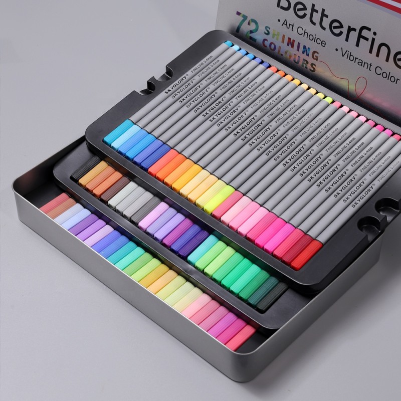 Custom Fineliners Pen Fine Set Soft Colors Magic Highlighter Pen Multi Color