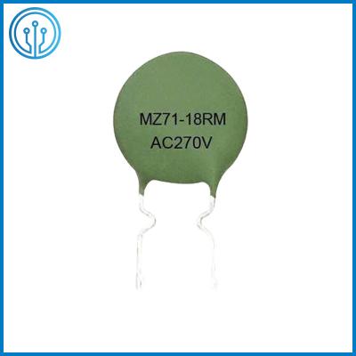 Termistor cerâmico Degaussing do coeficiente do positivo do termistor 7.5MM de MZ71 18OHM PTC