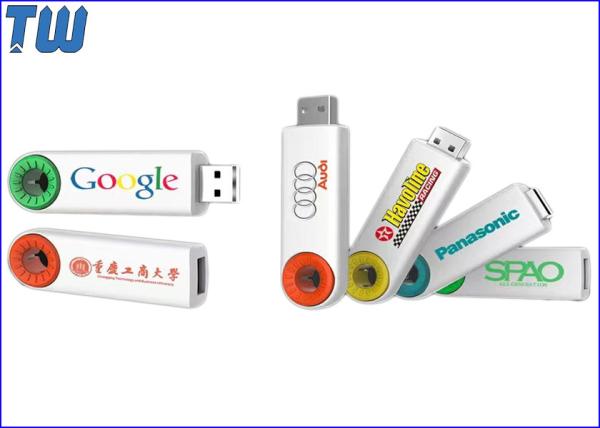 Twister Sliding Stick Storage Custom 2GB USB Flash Drive Cool Pen Drive
