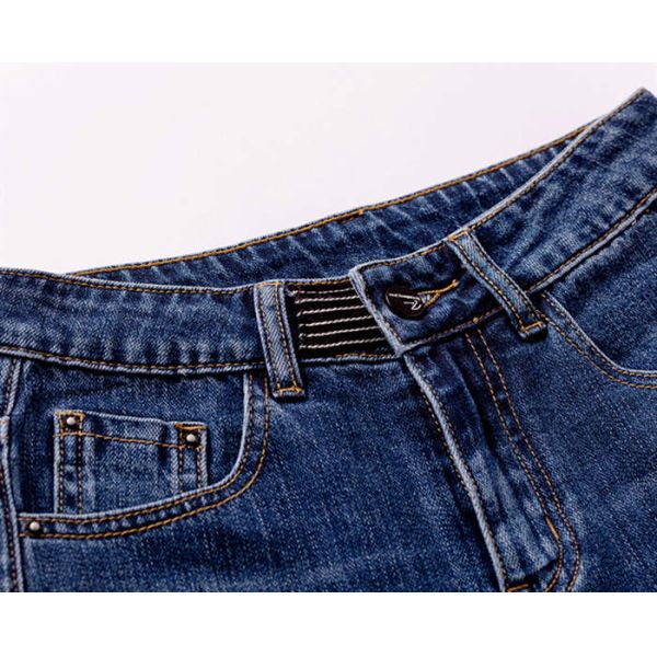 Wide Leg Dark Wash Womens Denim Jeans , XS - XXL High Waist Flare Jeans