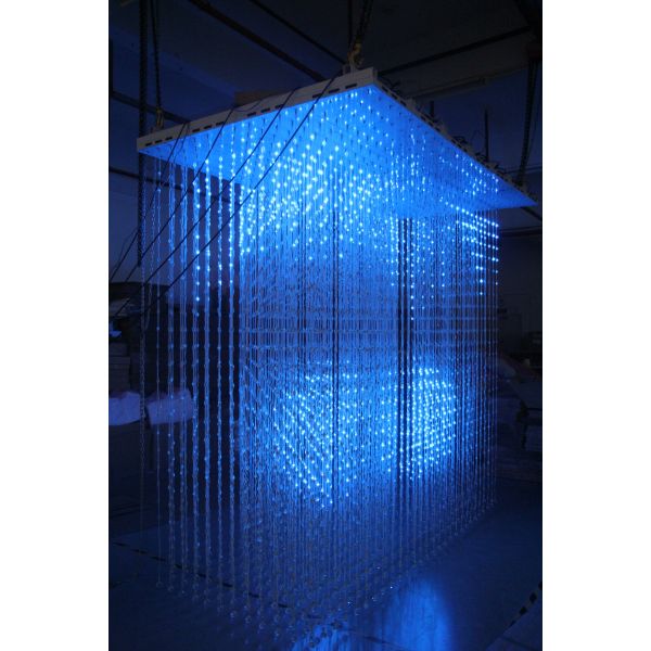 На открытом воздухе гибкий занавес приведенный 60Hz привел прозрачный экран