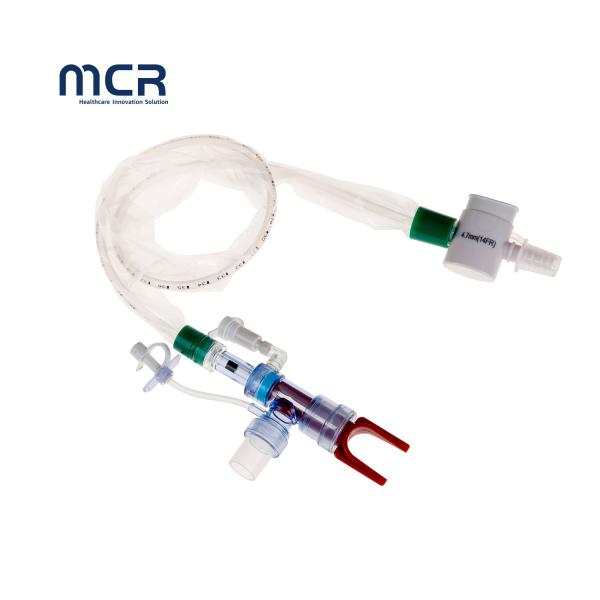 Closed Suction Catheter System MDI port turbo flushing 72H CE/ISO13485/FDA