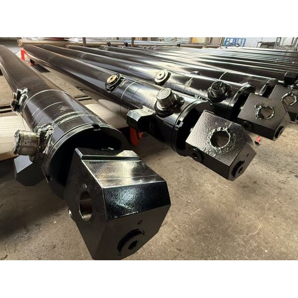 Hard Chrome Plated Steel Double Acting Telescoping Hydraulic Cylinders  ODM OEM