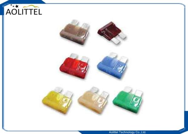 PA66 Auto Blade Fuse , Automotive Industry ATOF 32V Series ATOF Medium Blade Fuse Rated 32V 1-40A Replaces 257 ATO