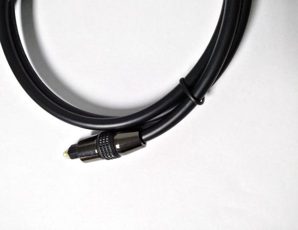 3 Feet Golden Plated 6mm Toslink  Fiber Optic Audio Cable For TV Non - Shielded