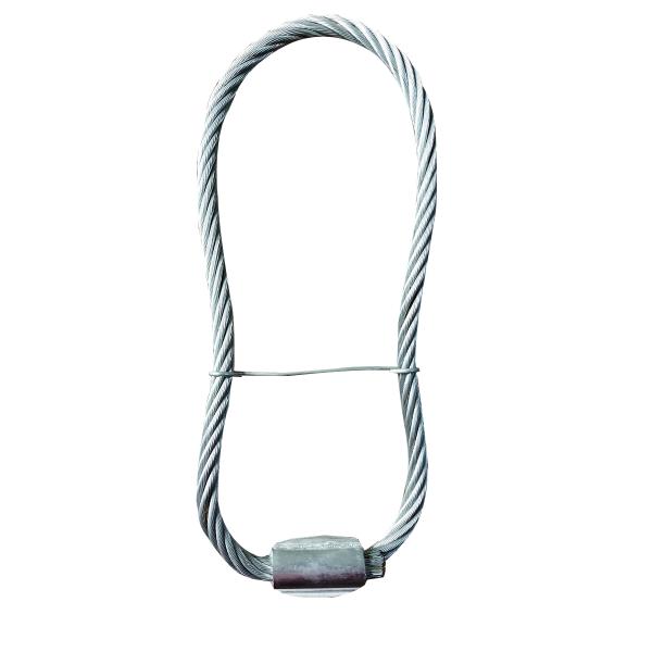 Boucles de levage en béton préfabriqué galvanisé - Élingues en câble métallique 0.8-20MT