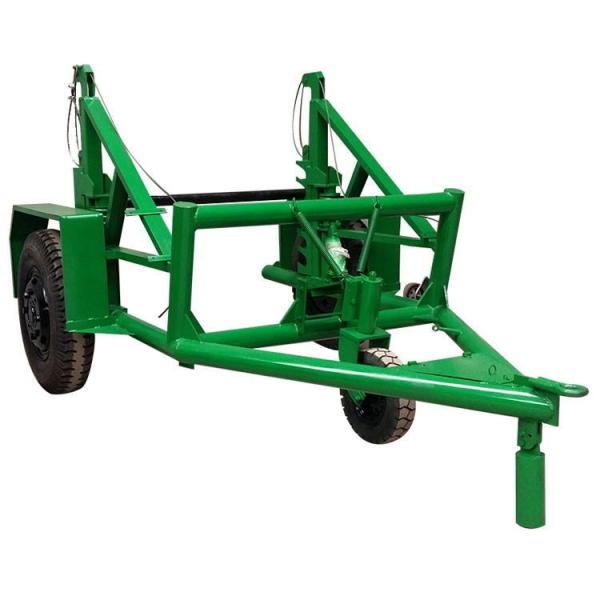 Power Construction Reel Cable Drum Trailer Tool Equipment ROHS Certificated